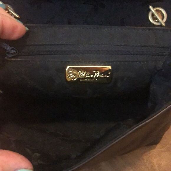 Vintage Paloma Picasso Iconic Leather Crossbody Bag Brown-numbered authentic - Picture 5 of 10